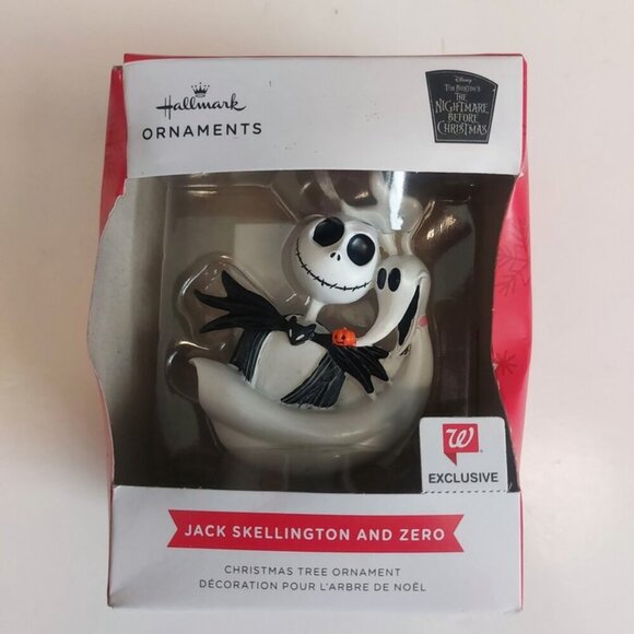 Hallmark Other - Hallmark Christmas Tree Ornament JACK SKELLINGTON and ZERO The Nightmare Before